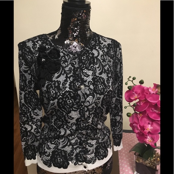 White House Black Market Tops - White House Black Market cardigan